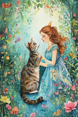 [THE CAT METAMORPHOSED INTO a WOMAN.](#contents)