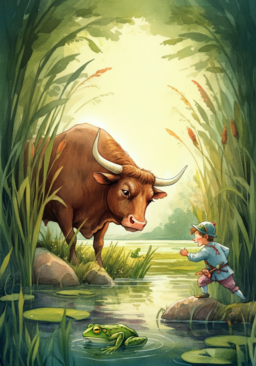 [THE FROGS and the BULL.](#contents)