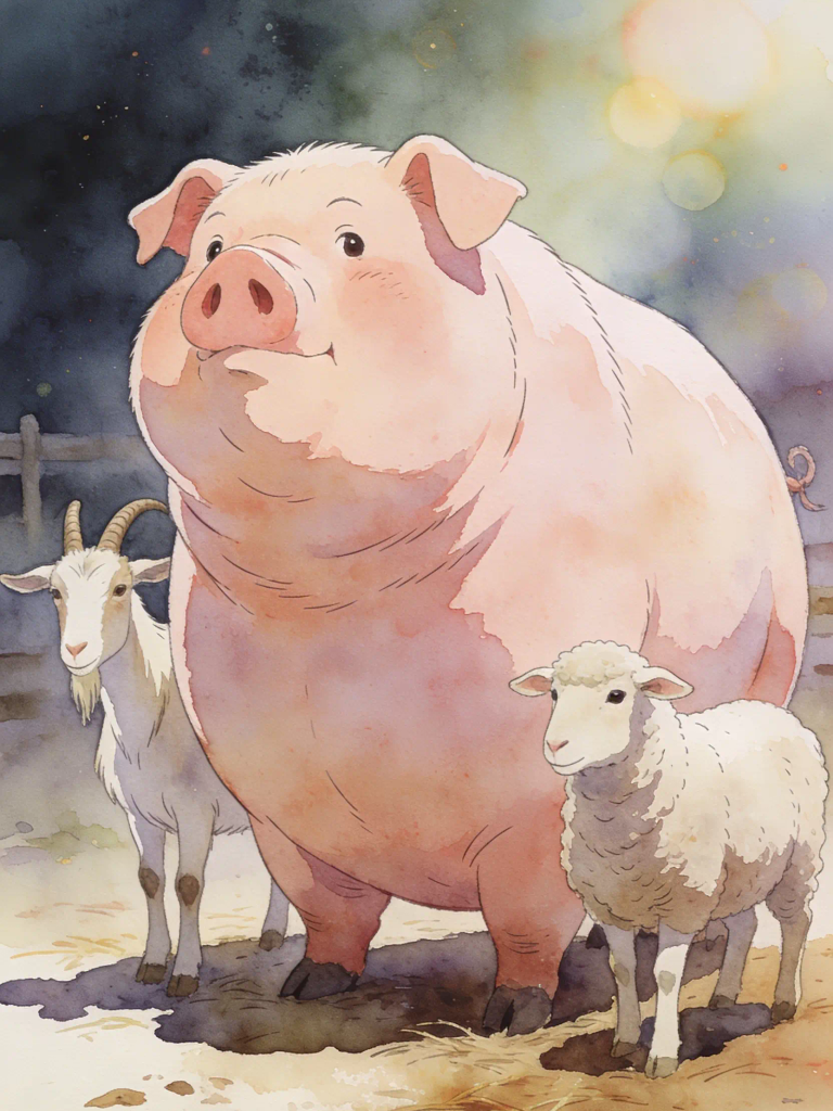 [THE HOG, the GOAT, and the SHEEP.](#contents)