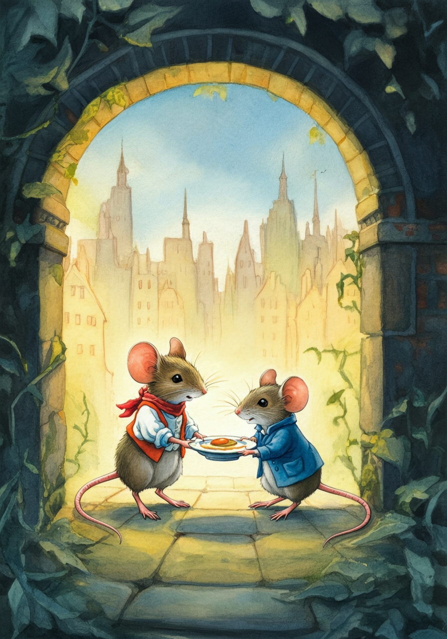 [THE TOWN and COUNTRY MICE.](#contents)