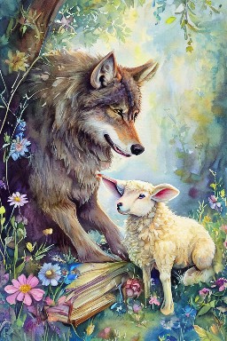 [THE WOLF and the LAMB.](#contents)