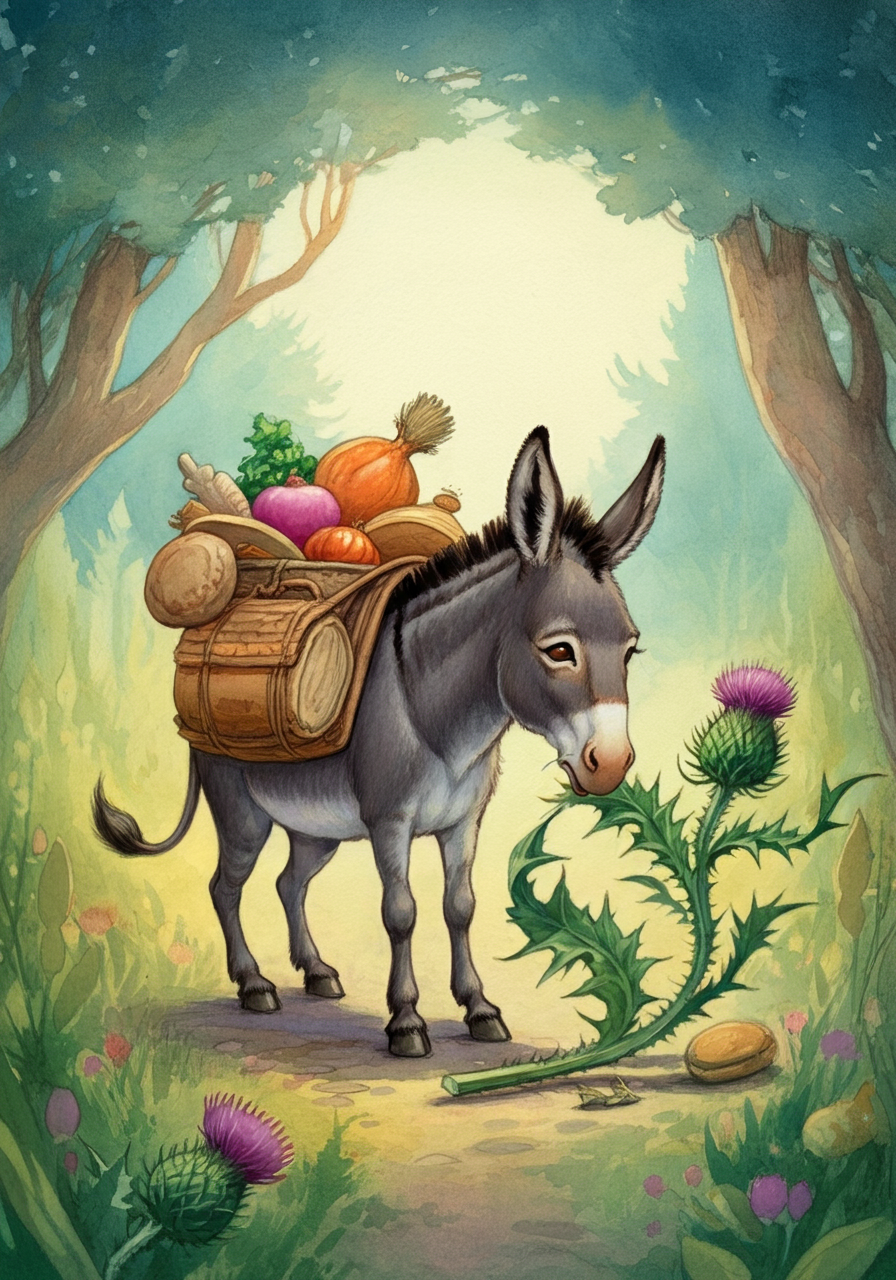 The Ass Eating Thistles