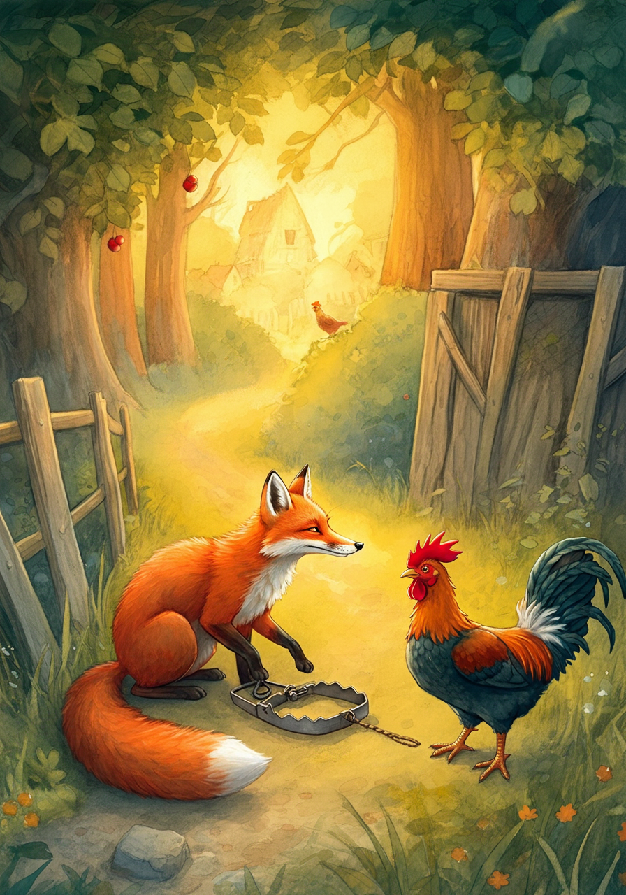 The Cock and the Fox