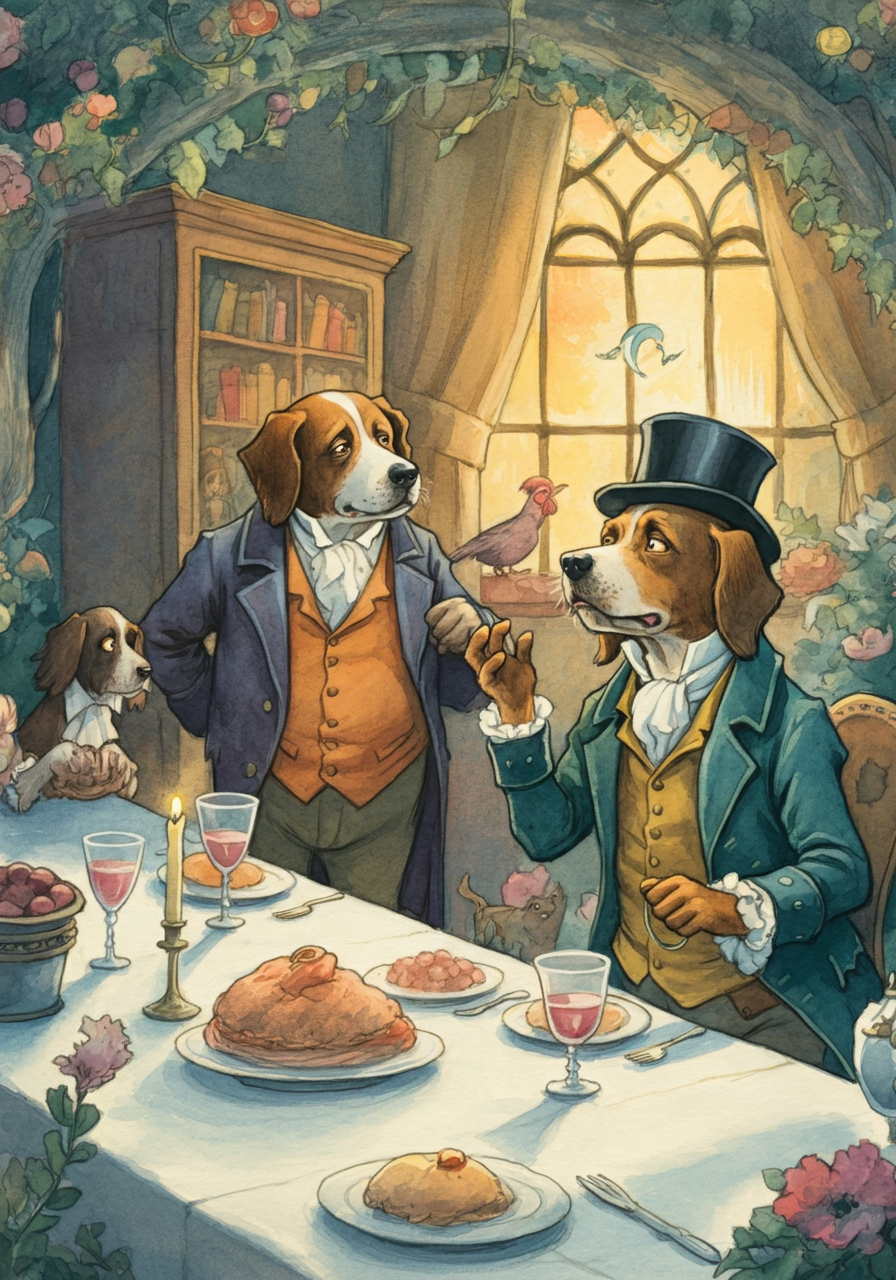 The Dog Invited to Supper