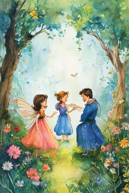 The Father and His Two Daughters