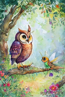 The Owl and the Grasshopper