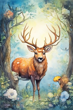 The Stag in the Ox-Stall