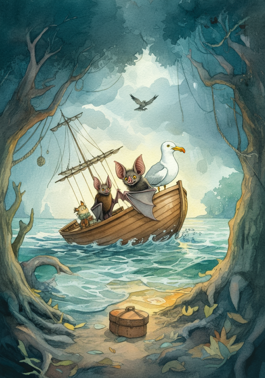 THE BAT, THE BRAMBLE, and THE SEAGULL