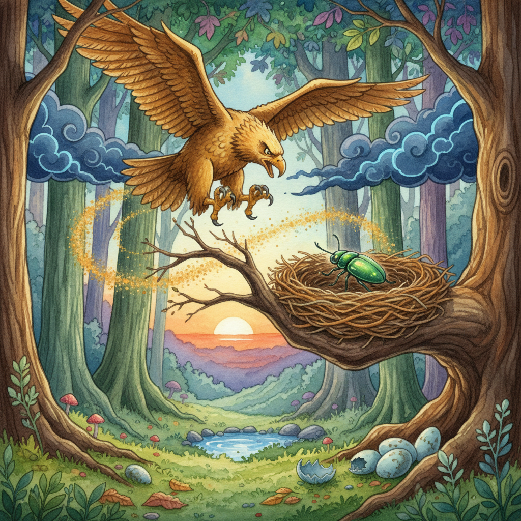 Cover: THE EAGLE and THE BEETLE