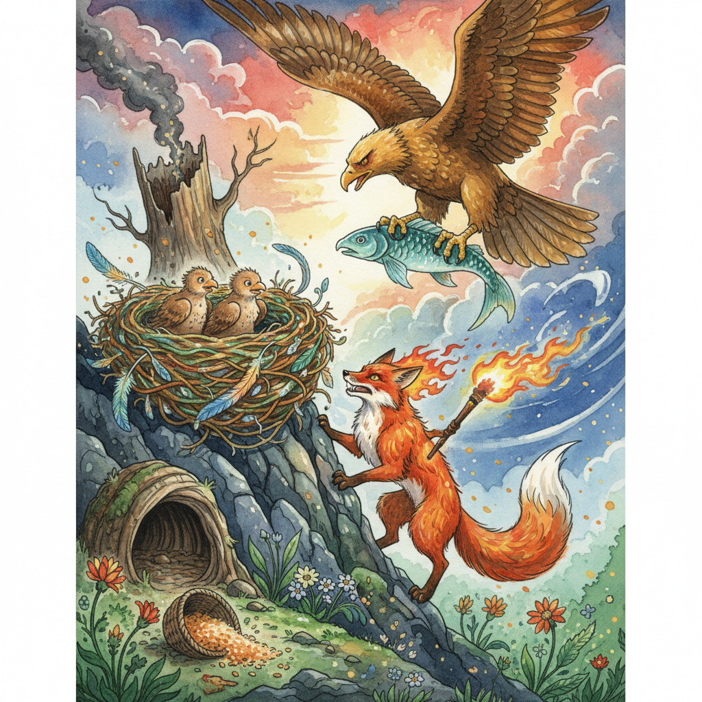 Cover: THE EAGLE and THE FOX