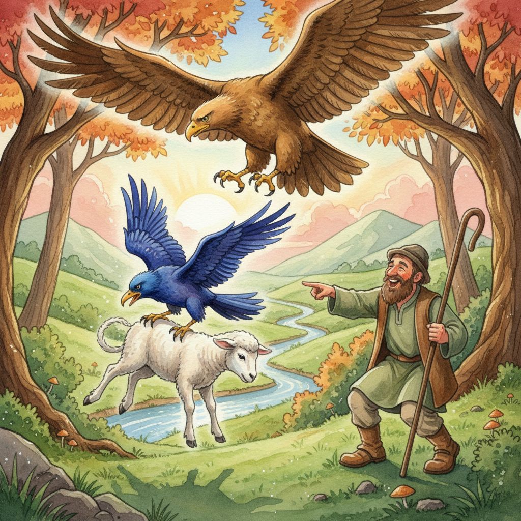THE EAGLE, THE JACKDAW, and THE SHEPHERD
