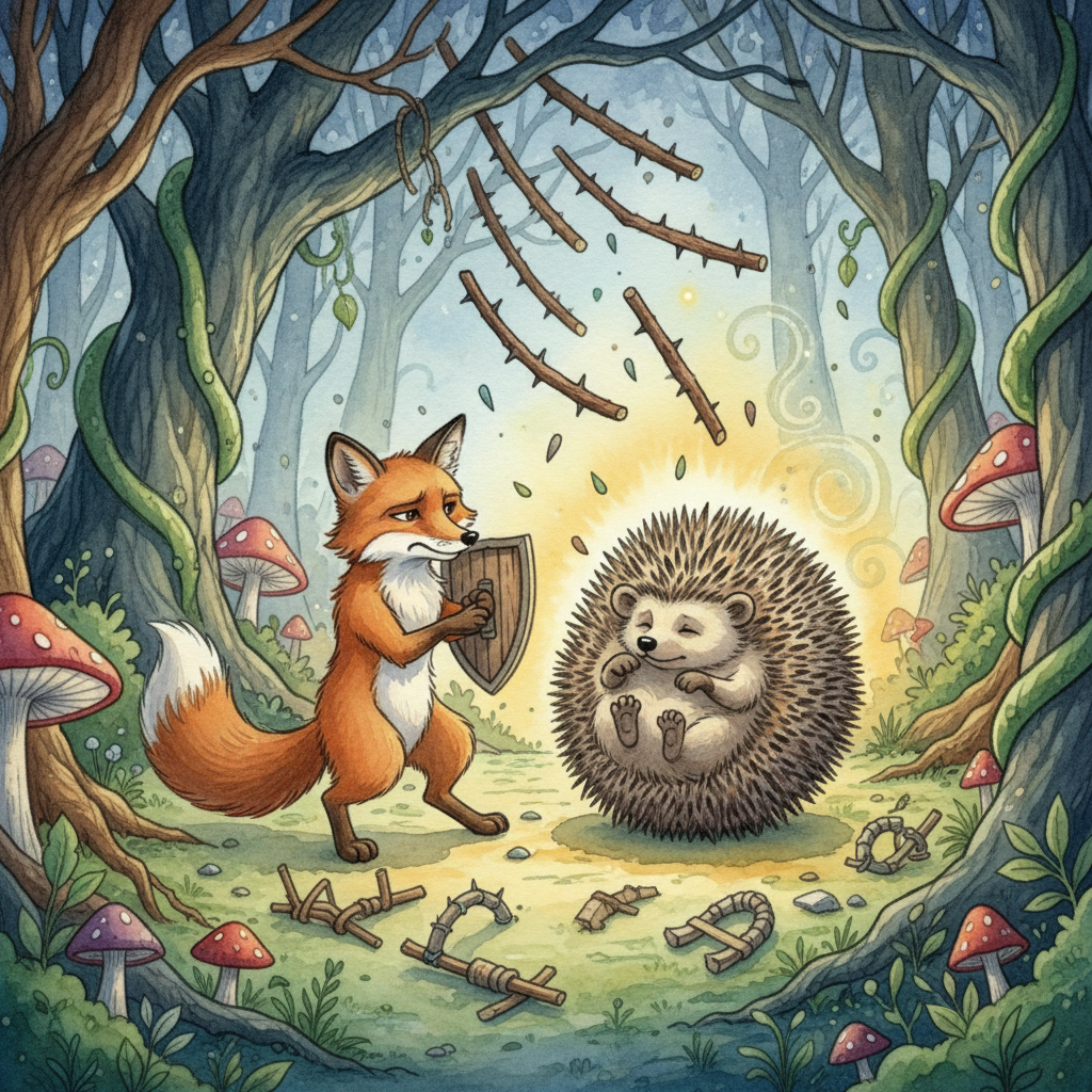 Cover: THE FOX and THE HEDGEHOG