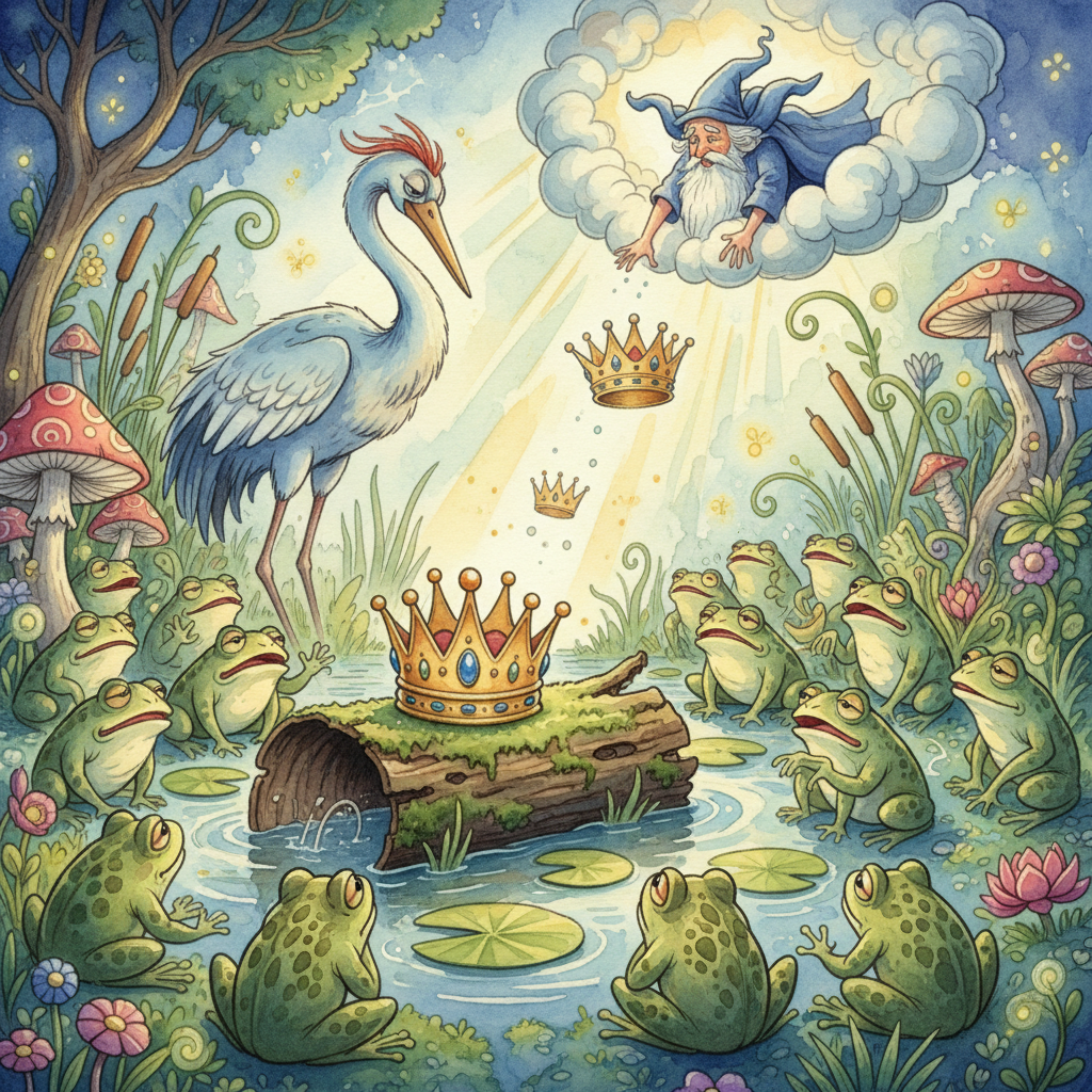 THE FROGS ASKING for a KING