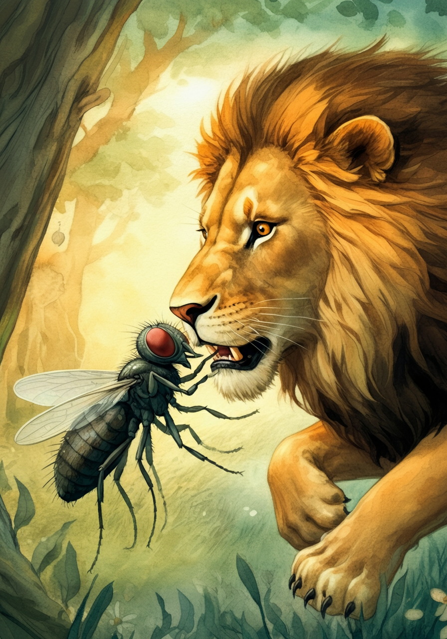 Cover: THE GNAT and THE LION