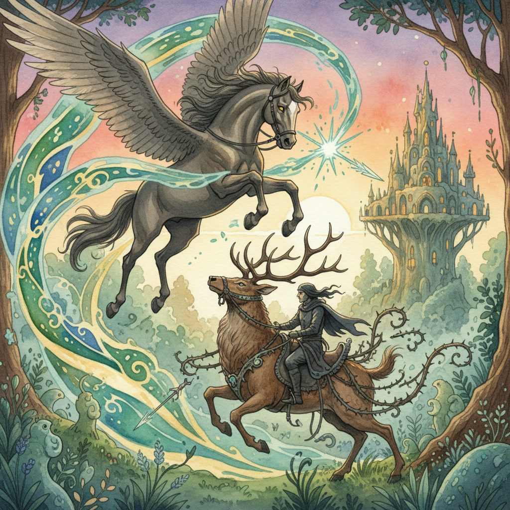 THE HORSE and THE STAG