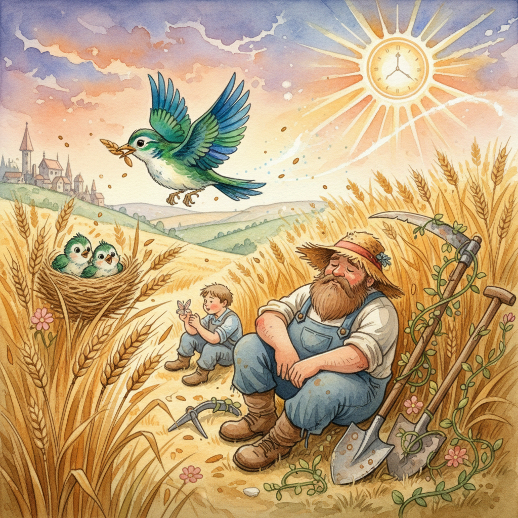 Cover: THE LARK and THE FARMER