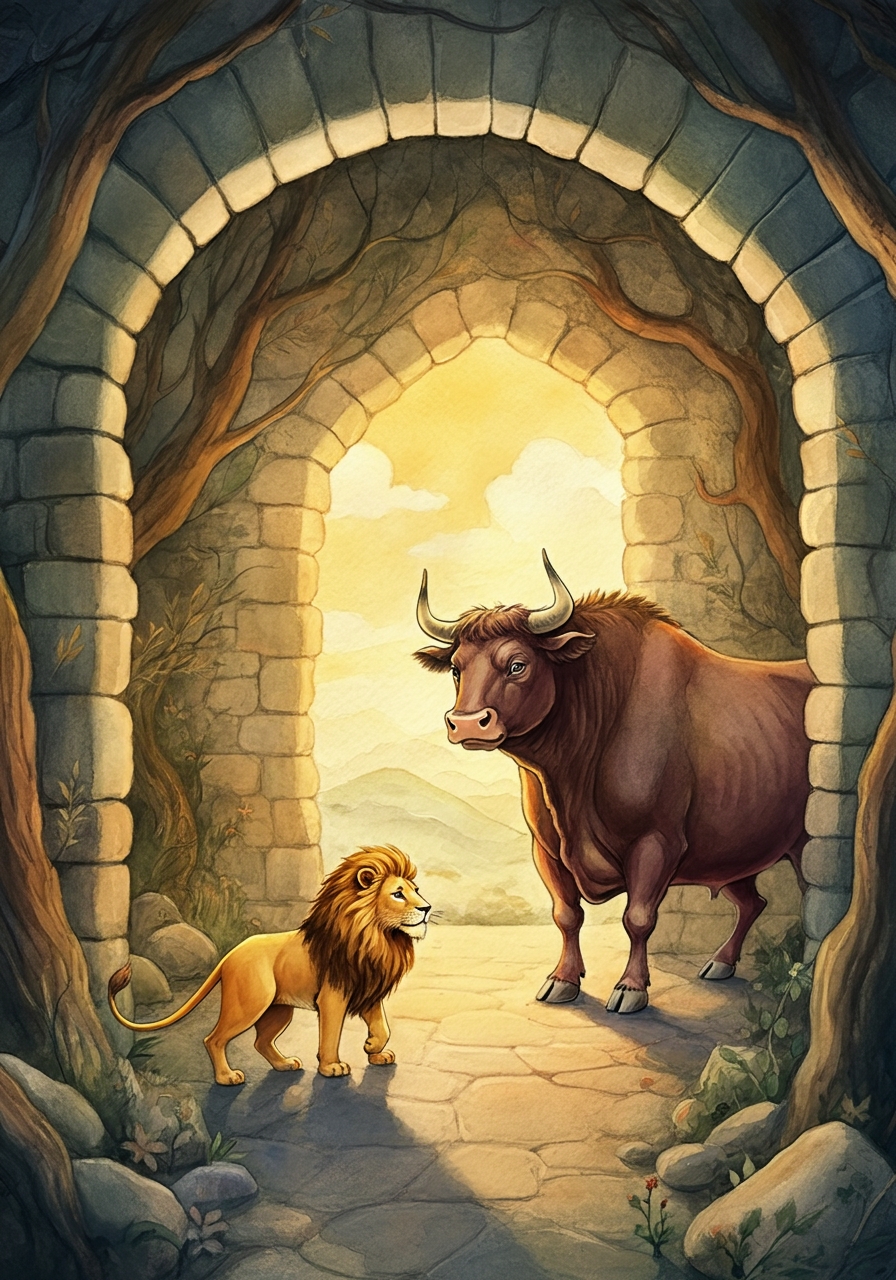 Cover: THE LION and THE BULL