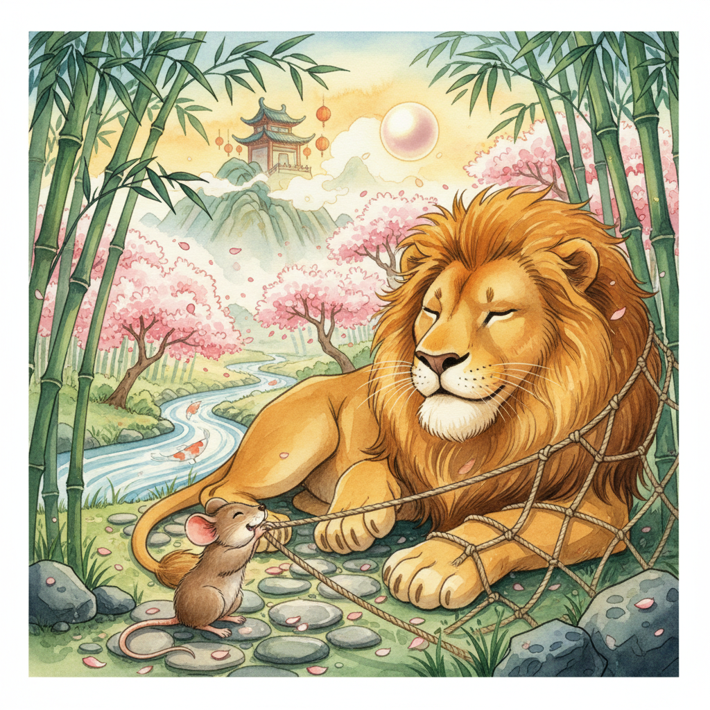 Cover: THE LION and THE MOUSE