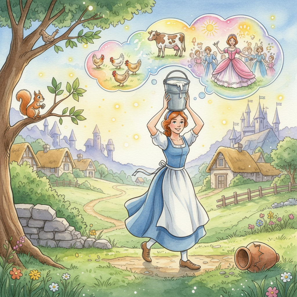 Cover: THE MILKMAID and HER PAIL