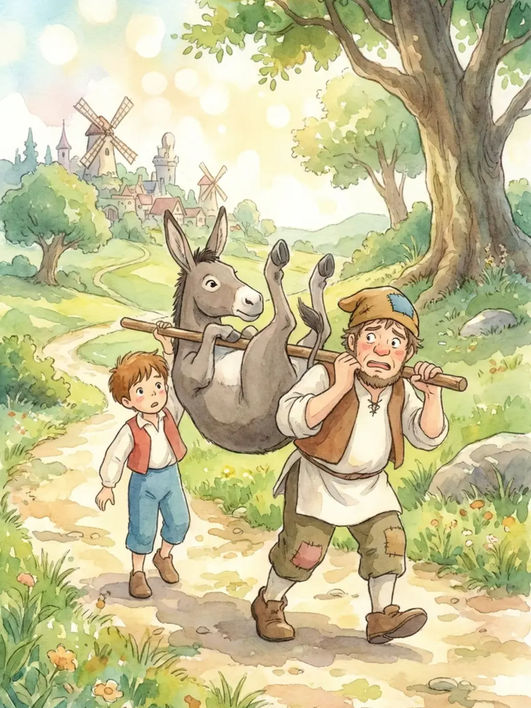 THE PACK-ASS, THE WILD ASS, and THE LION