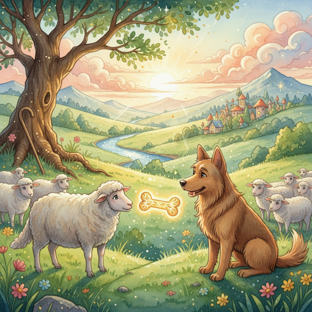 THE SHEEP and THE DOG