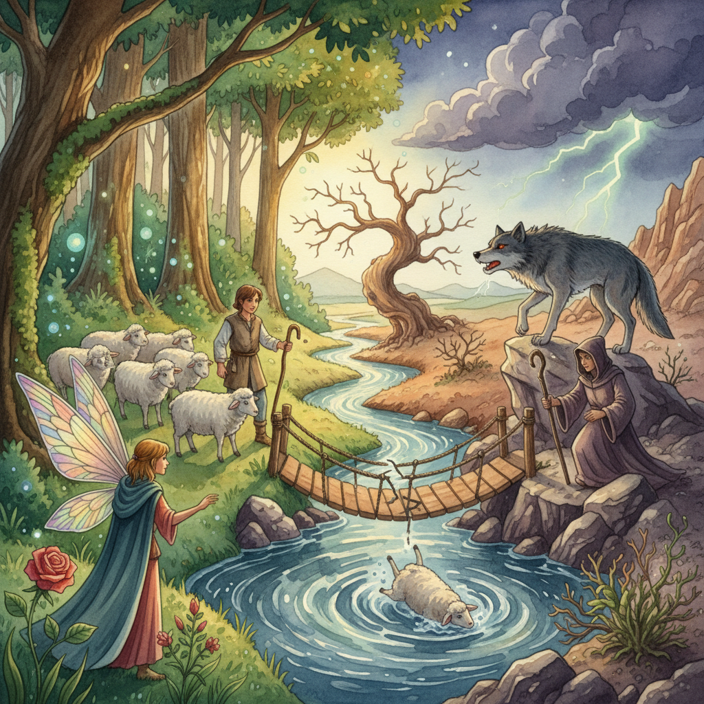 THE SHEPHERD and THE WOLF