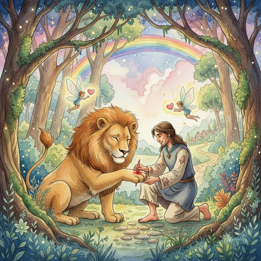 Cover: THE SLAVE and THE LION