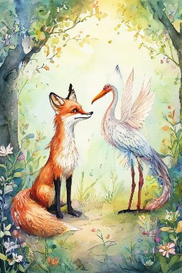The Fox and The Stork