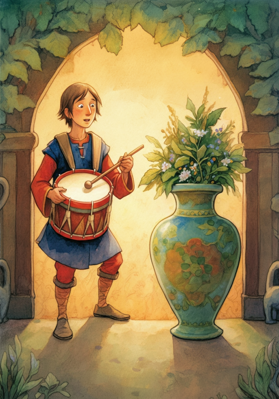 THE DRUM and THE VASE of SWEET HERBS