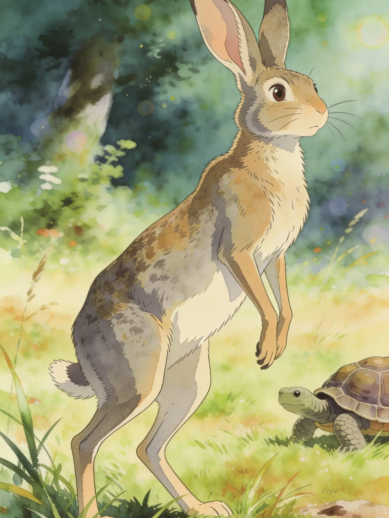 THE HARE and THE TORTOISE