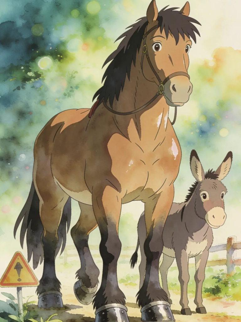 THE HORSE and HIS RIDER