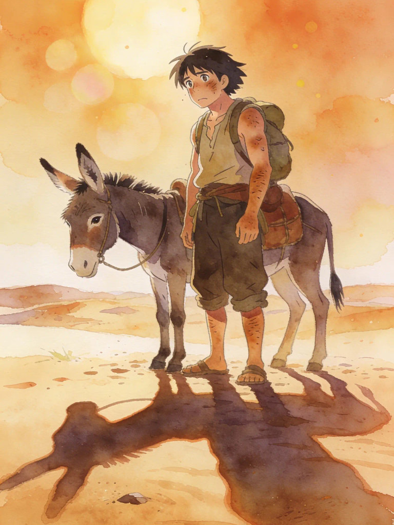 THE SHEPHERD’S BOY and THE WOLF