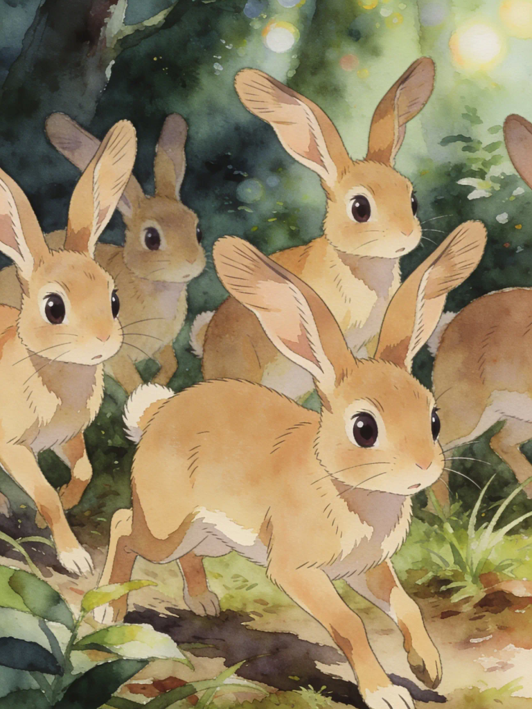 THE WOLF and THE HOUSE DOG