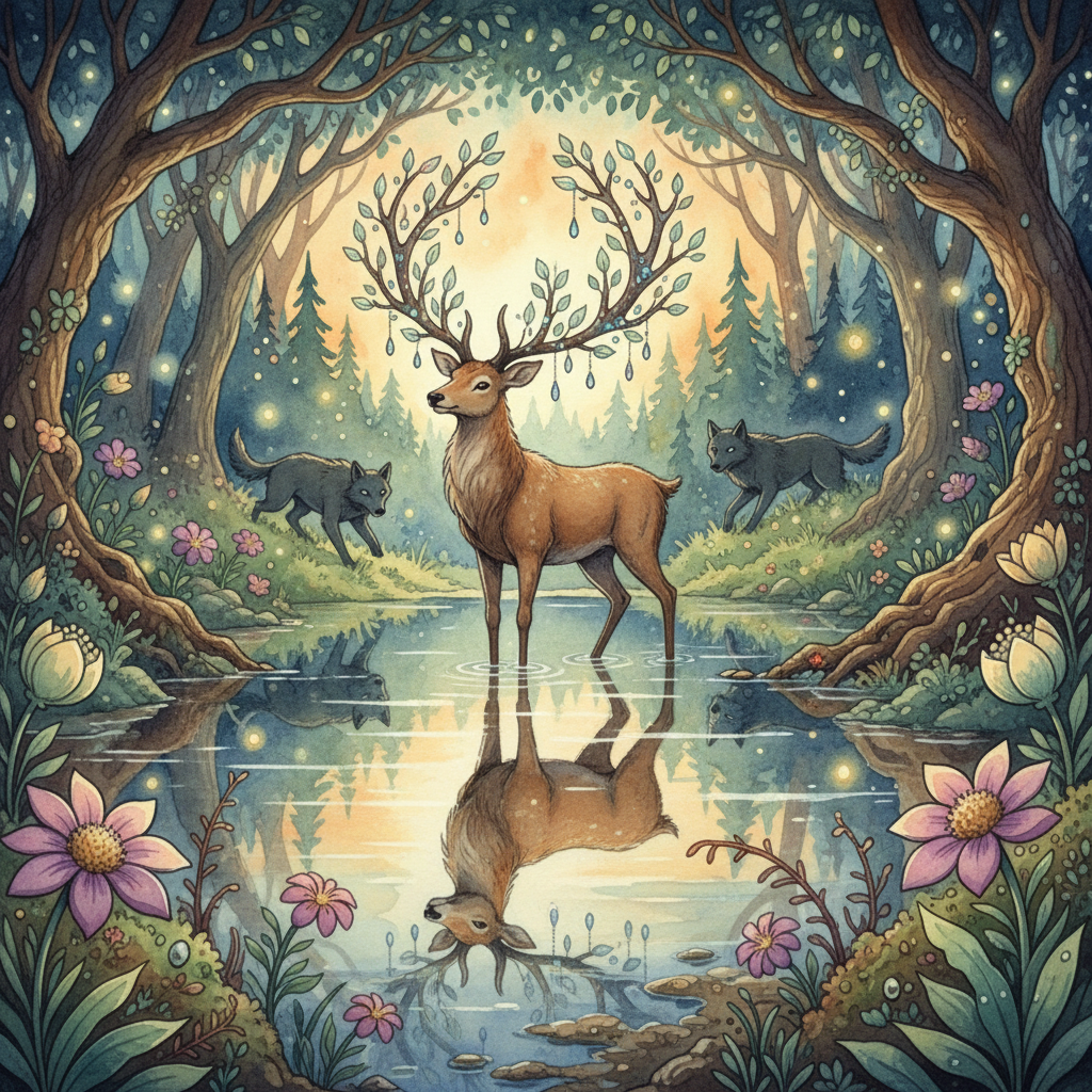 THE STAG in THE LAKE