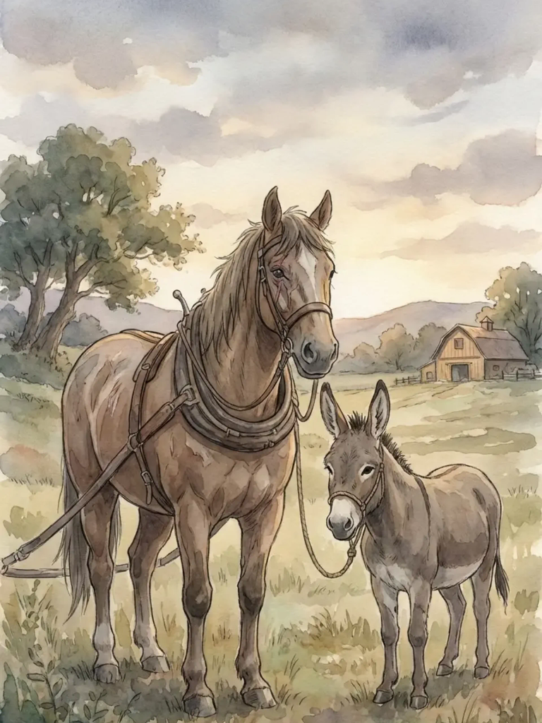 THE WAR HORSE and THE ASS