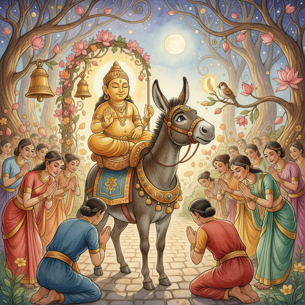 THE ASS CARRYING THE IMAGE