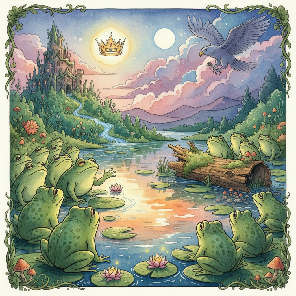 THE FROGS WHO WISHED for a KING