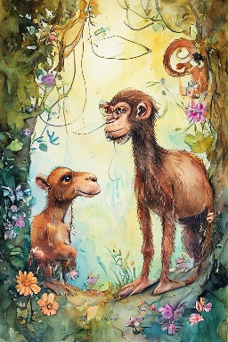 THE MONKEY and THE CAMEL