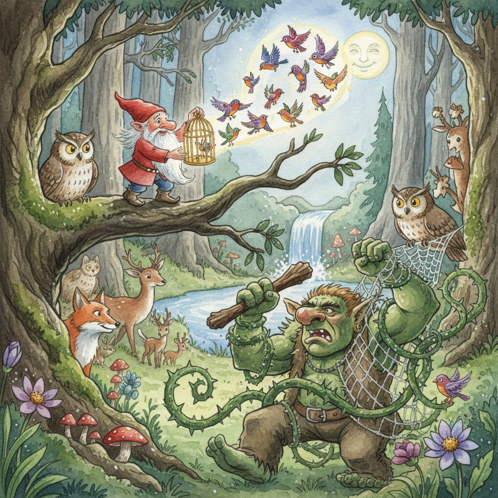 Tritill, Litill, and the Birds