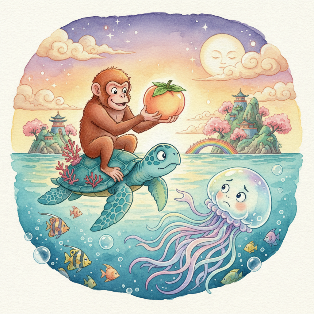 Cover: The Monkey and the Jelly-fish
