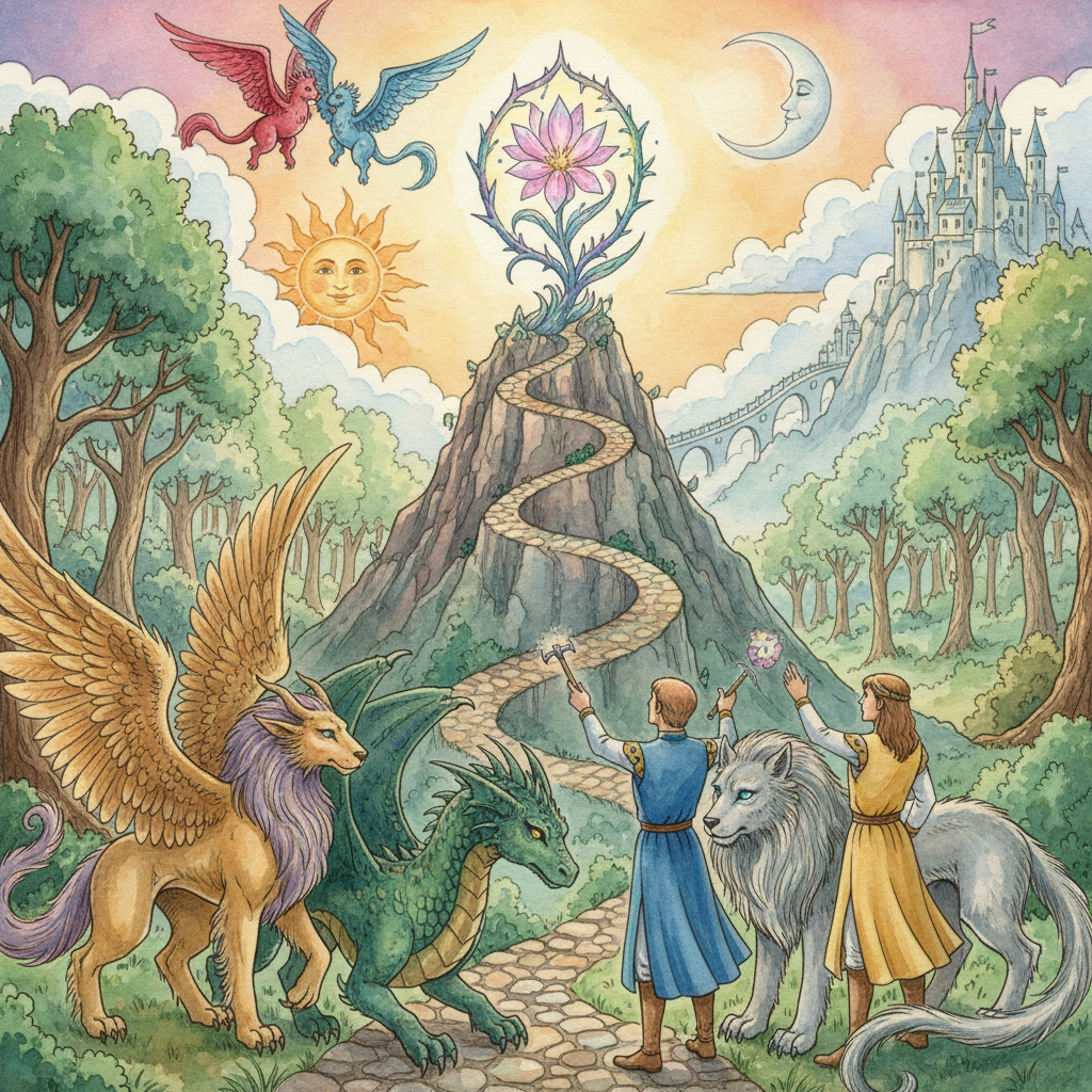 Cover: The Three Princes and Their Beasts