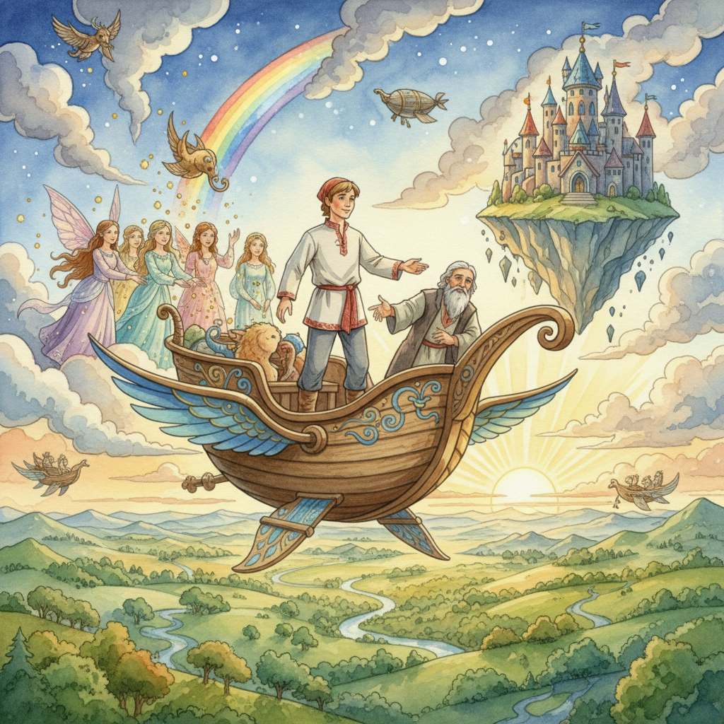 Cover: THE FLYING SHIP(24)