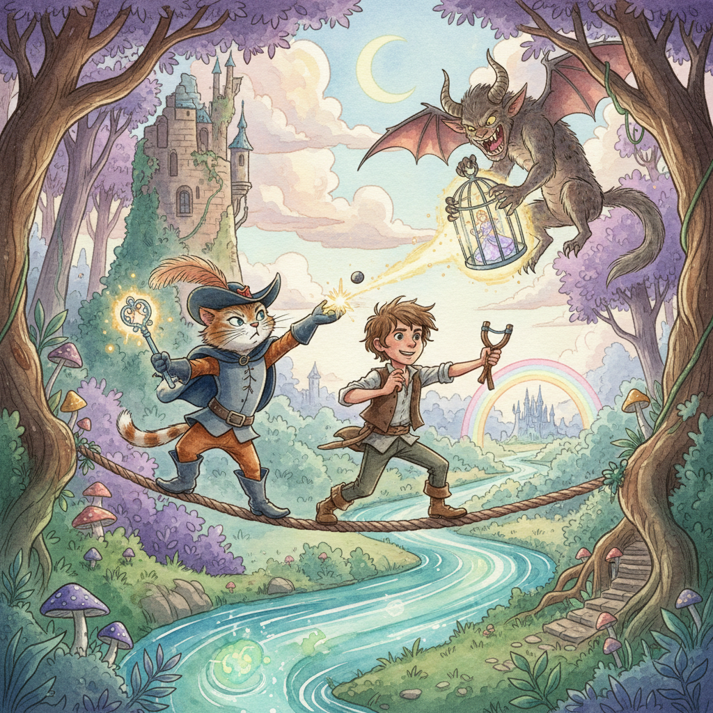 PUSS and JACK MAKE a BOLD RESCUE