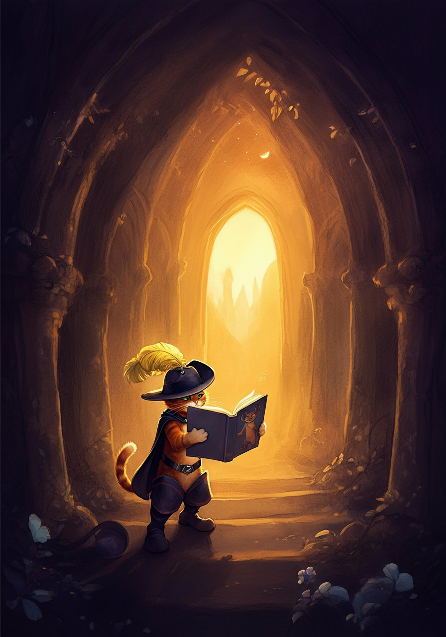 PUSS in BOOTS, JR., BEGINS HIS TRAVELS