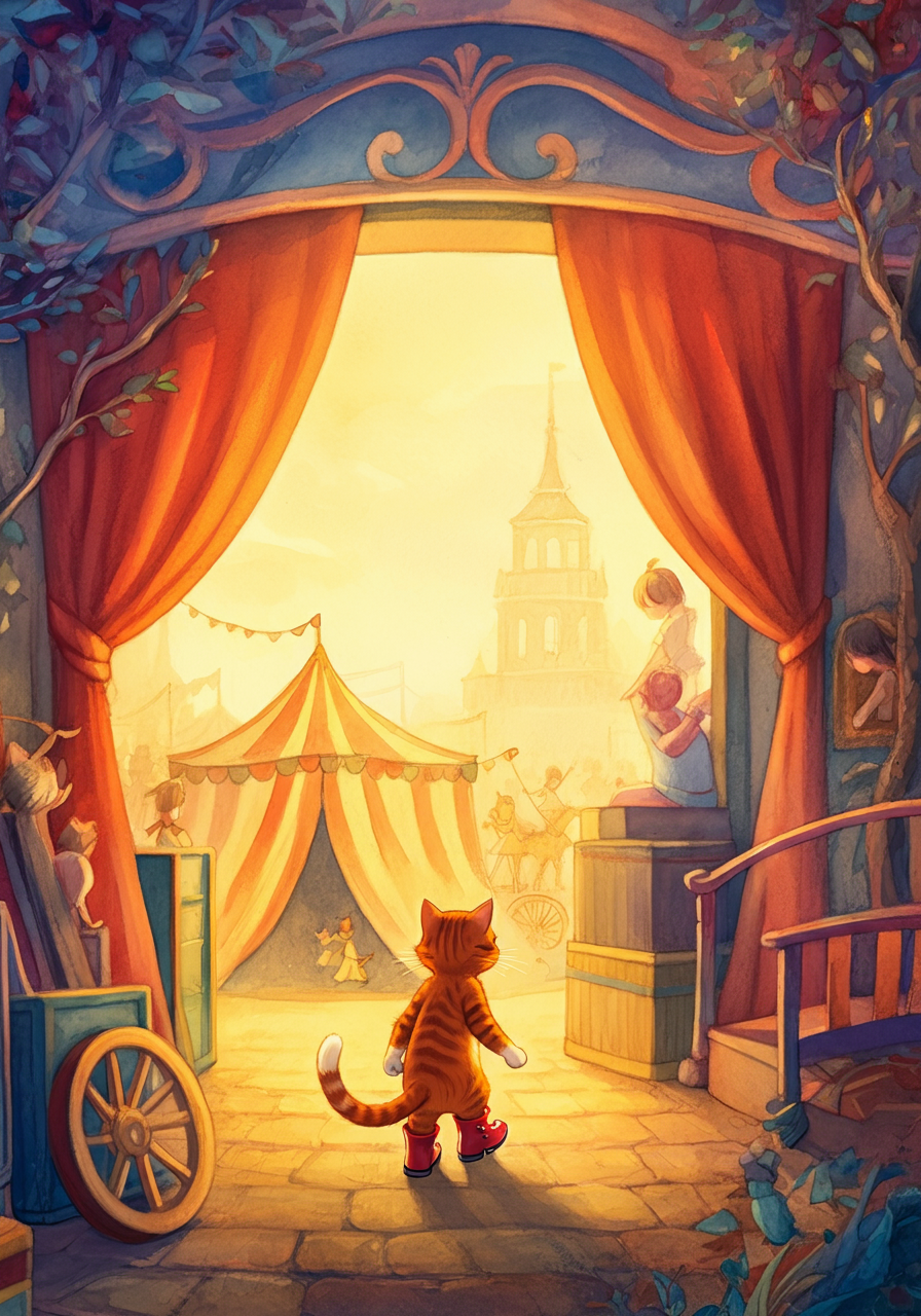 PUSS, JR., JOINS the CIRCUS