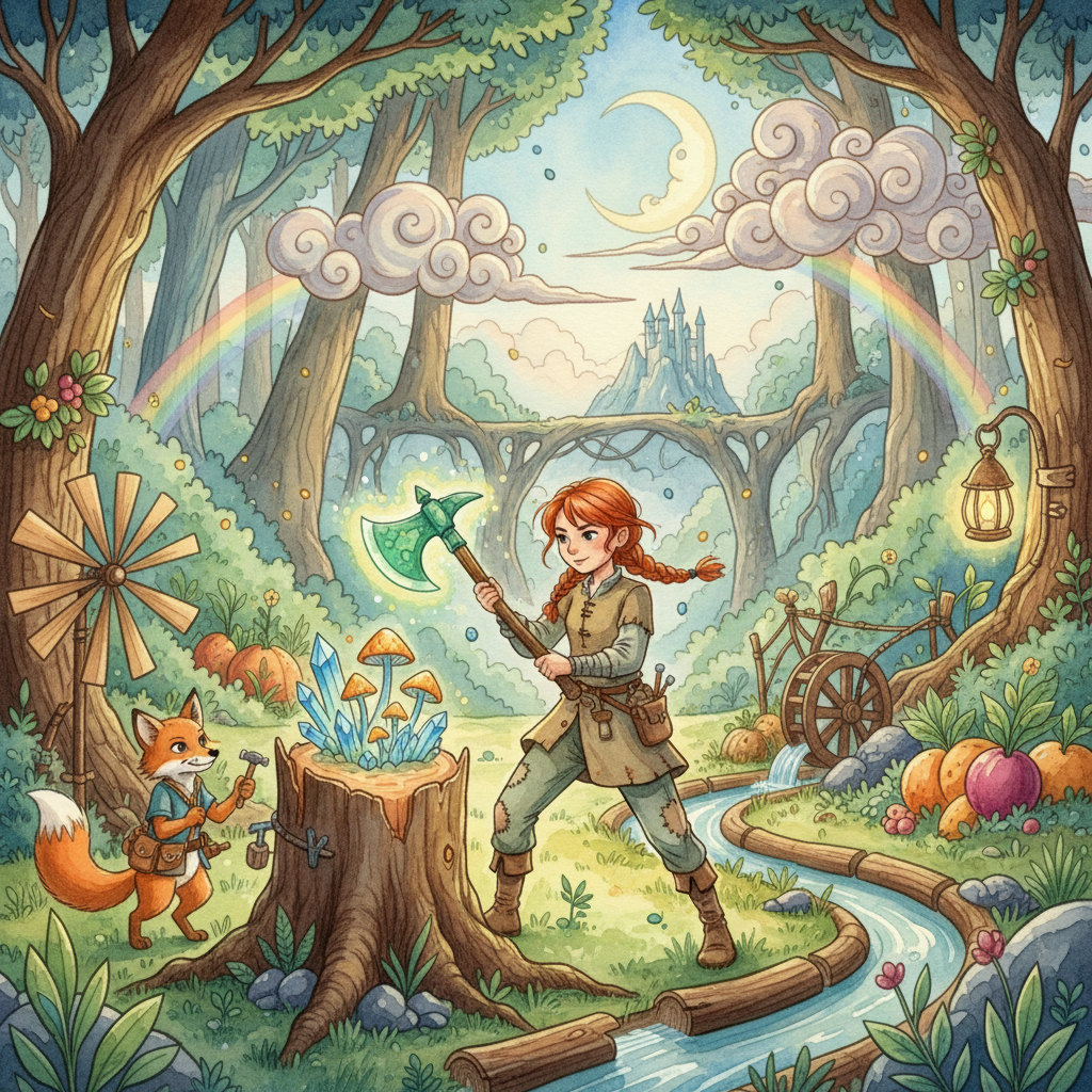 Cover: THE MAGIC AXE