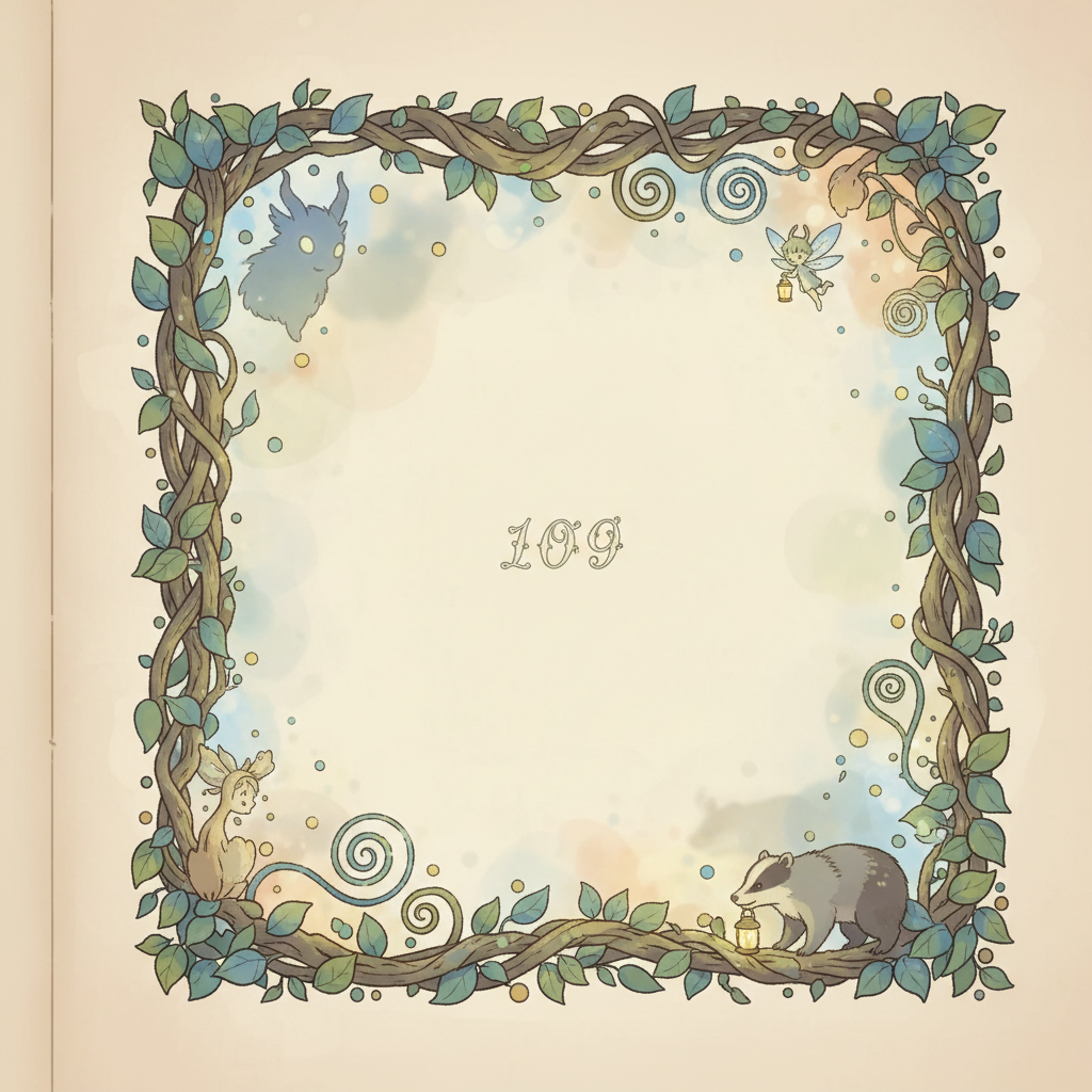 Ghibli-style decorative element for i 268.