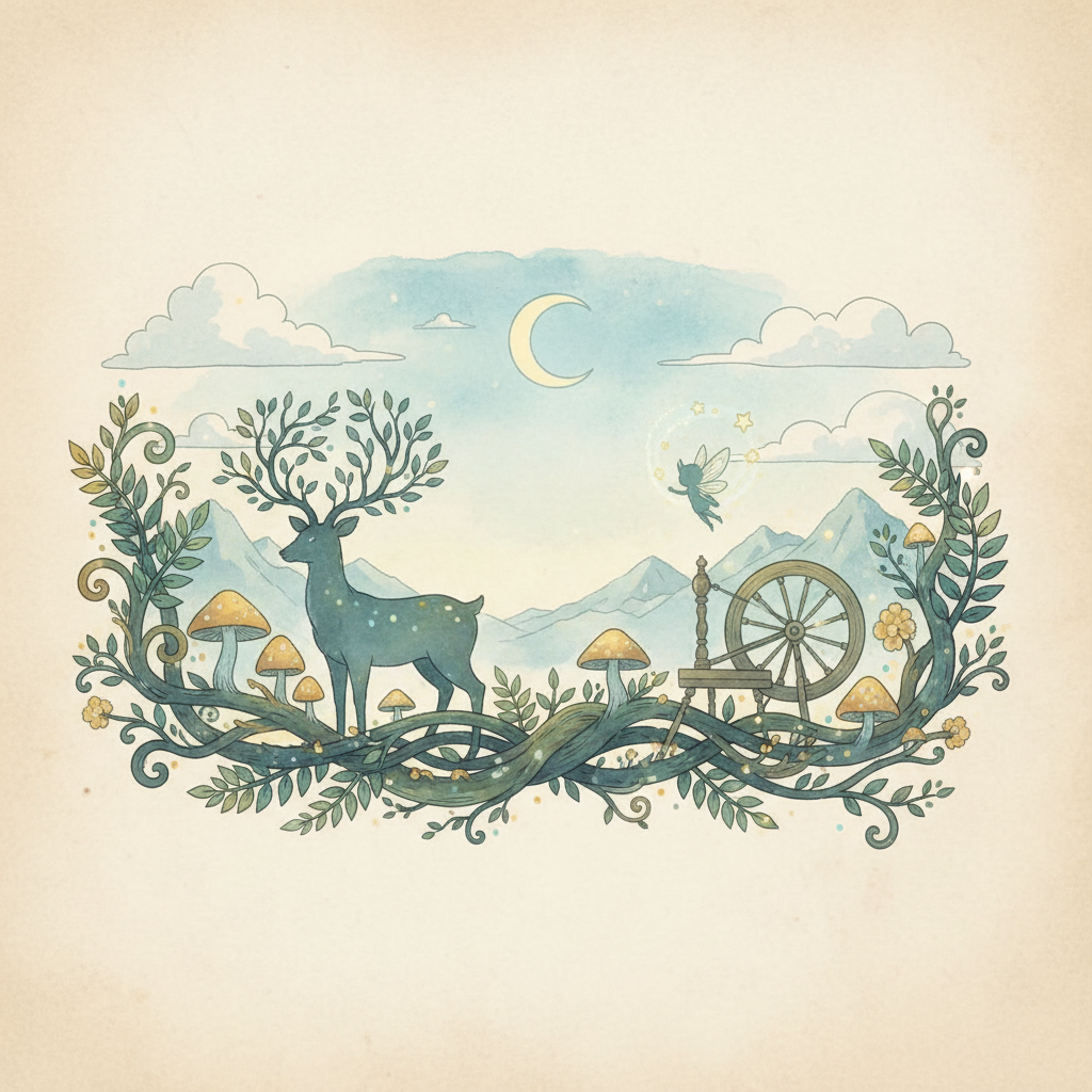 Ghibli-style decorative element for i 247.