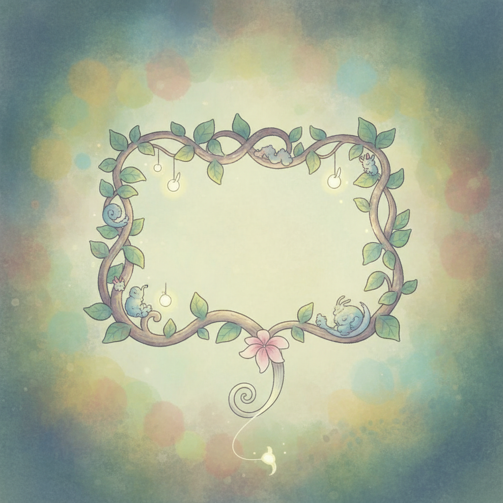 Ghibli-style decorative element for i 307.