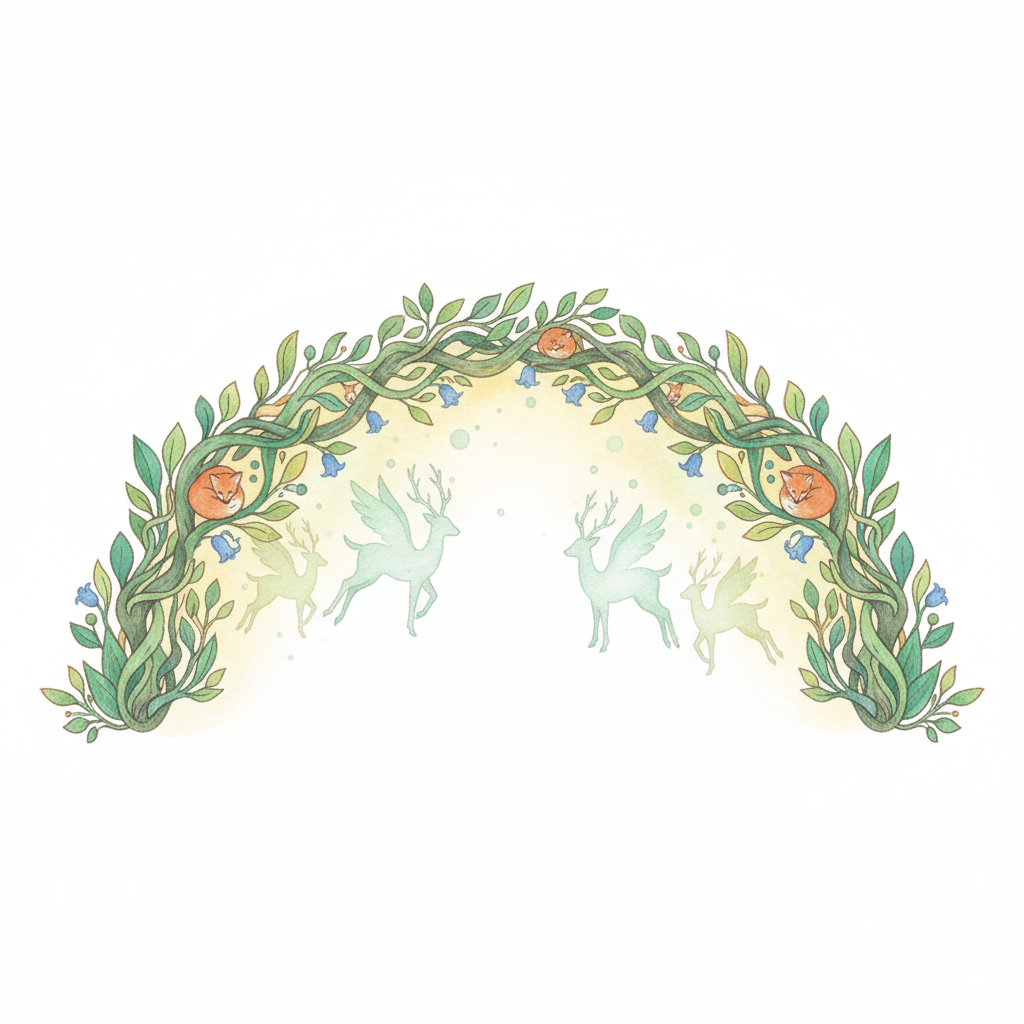 Ghibli-style decorative element for i 067.